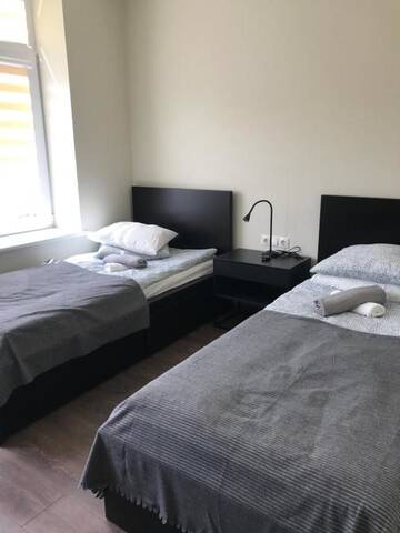 Фото номера Двухместный номер с 2 отдельными кроватями Отель Hotel Akmenė г. Naujoji Akmenė 10